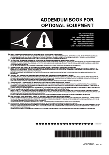 EGSAH-UD9W, EGSAX-UD9WG, EWSAH-X-UD9W_Addendum book for optional equipment_4P675762-1 download